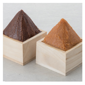 三年味噌と米こうじ味噌